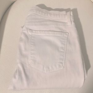 J Brand Hanna Zip Crop Skinny Jeans Blanc Size 29